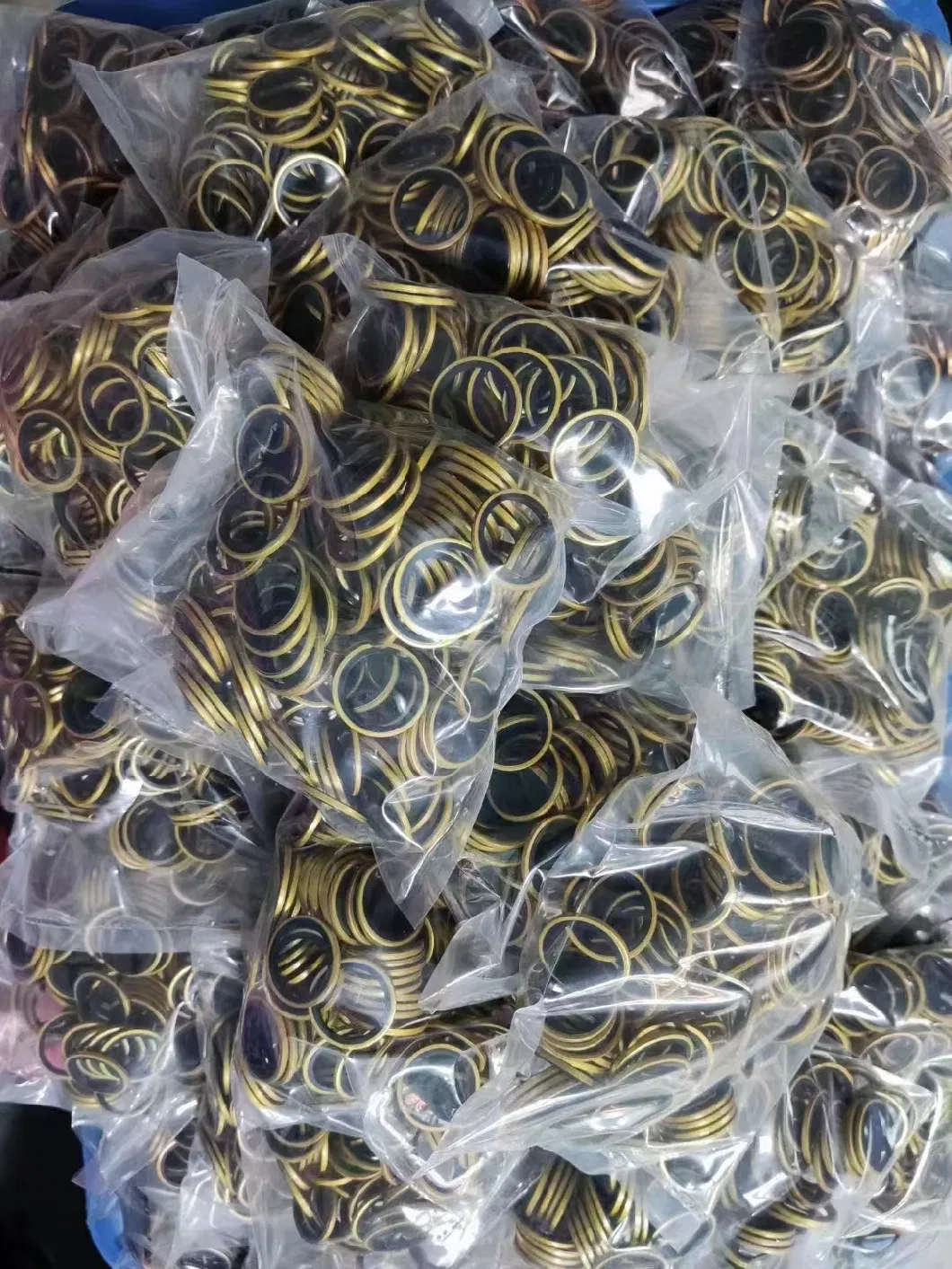 स्व केंद्रीकृत 304 स्टेनलेस स्टील डाउटी सील गैस्केट एनबीआर रबर बंधे सील वॉशर 3